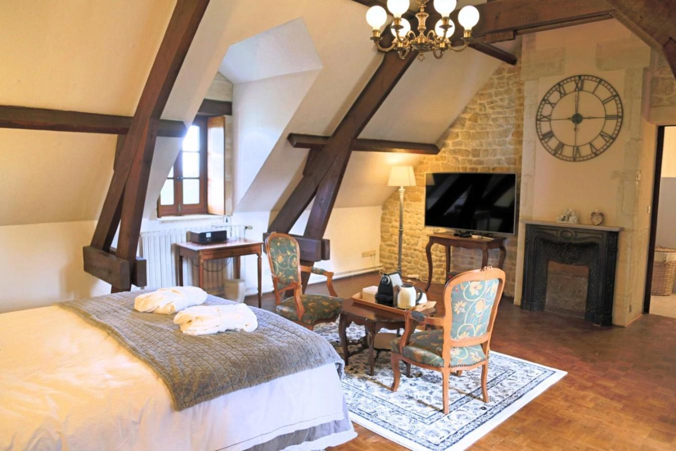 Chateau Du Bu Anctoville Szoba fotó